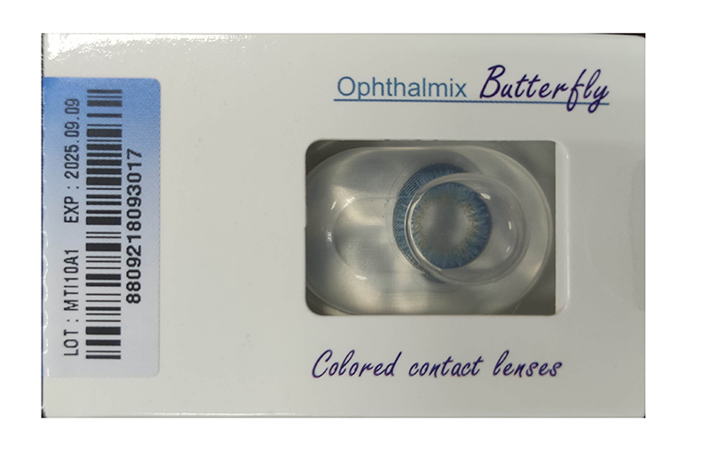 Цветные контактные линзы ежеквартальной замены Офтальмикс Butterfly 3Tone